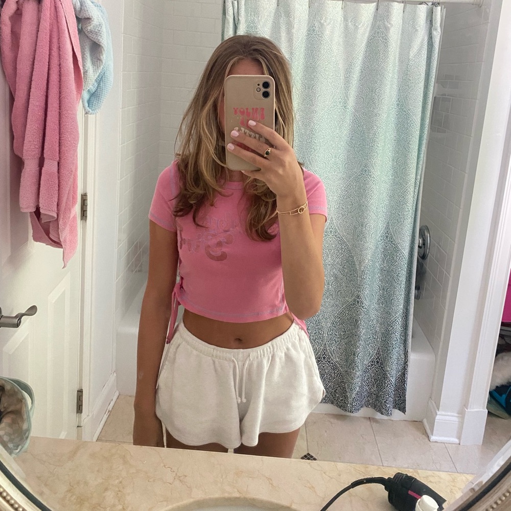Pink urban outfitters top